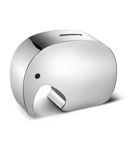 stainless steel elephant money box|moneyphant large stainless steel.